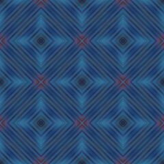 Obraz premium Geometric abstract rhombus pattern. Seamless image.