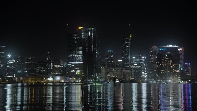 Perth City Timelapse, South Perth Foreshore. Western Australia