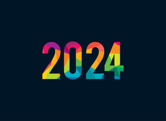 New Year 2024 Colorful Graphic.ai