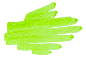Transparent png of Stroke drawn with green marker 