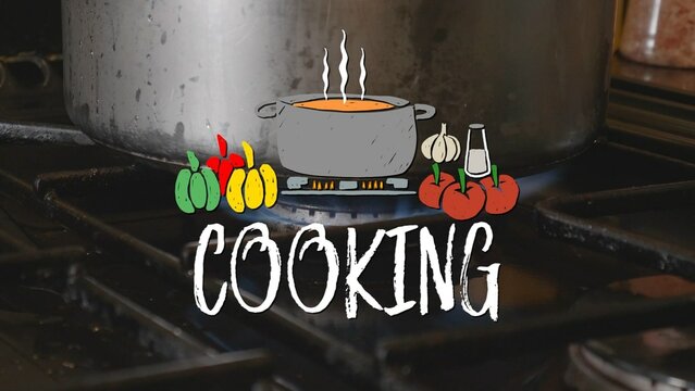 Animated Scribble Cooking Cartoon Intro