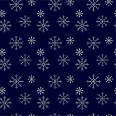 Naklejka na ściany i meble Christmas Happy New Year seamless pattern wrapping paper retro style vector background