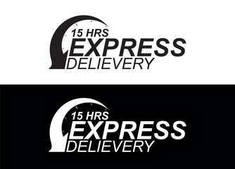 Express delivery in 15 hours. Fast delivery, express and urgent shipping