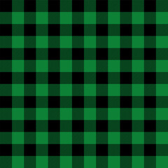 Green black plaid classic fashion pattern