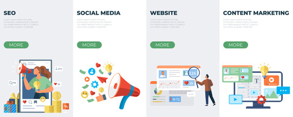 Social media. Vector illustration. Effective communication on social media platforms is vital for engagement Social media platforms provide space for individuals to connect and discuss Corporations