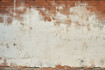 ed brick wall background. Generative AI
