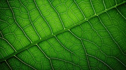 Fotobehang texture plant macro background close illustration natural leaf, green color, beautiful bright texture plant macro background close © sevector