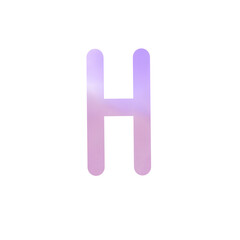 Alphabet letter H