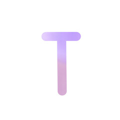 Alphabet letter T