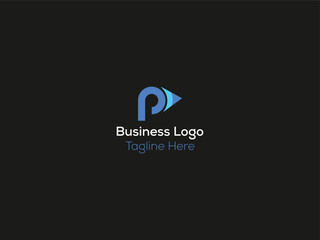 letter business minimal logo design