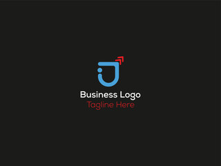 letter business minimal logo design