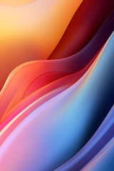 Abstract Gradient Background, Metallic abstract wavy liquid background layout design tech innovation glossy design element.