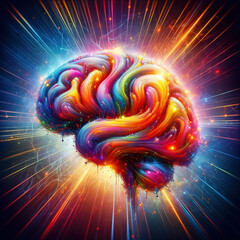 background with brain