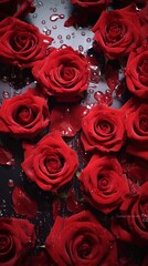 Red roses for Valentine's Day