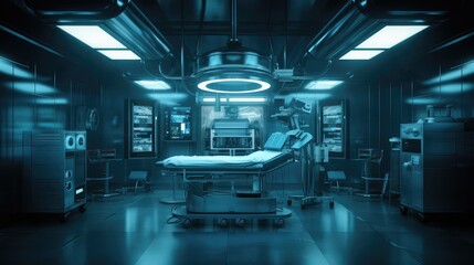 Obraz premium bright dark clean medical background illustration health light, modern room, empty space bright dark clean medical background