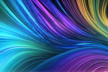 Naklejka premium Light abstract wallpaper background design, multicolored modern style, Generative AI