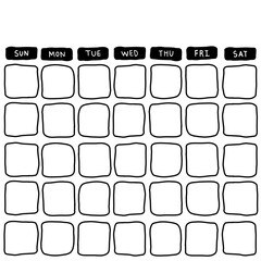 다이어리 먼슬리-빈달력