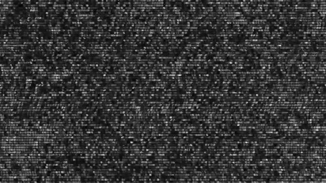 Vintage television. Analog Static Noise texture. Green Screen. black white flickering noise. Screen damage TV artifacts effects. VHS. Bad interference.