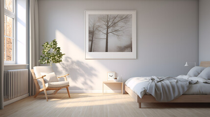 Room with white furniture 