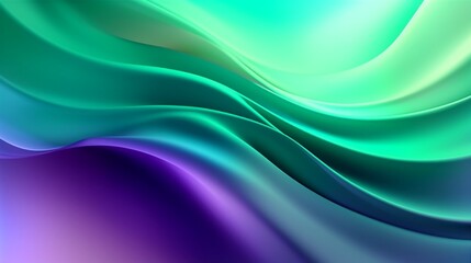 Abstract background with green and purple gradient.Generative AI