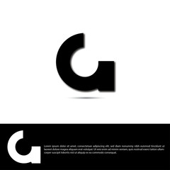  G logo design . initial, g, letter g logo