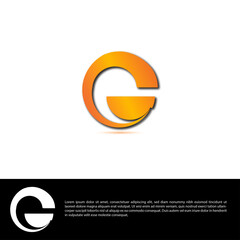  G logo design . initial, g, letter g logo