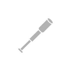 spyglass icon on a white background, vector illustration