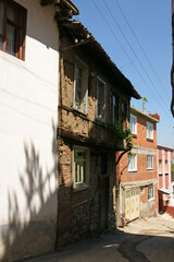 Fototapeta na wymiar A view from Hamamlikizik, a historic Ottoman village in Bursa, Turkey