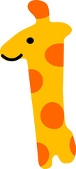 Number one giraffe illustration