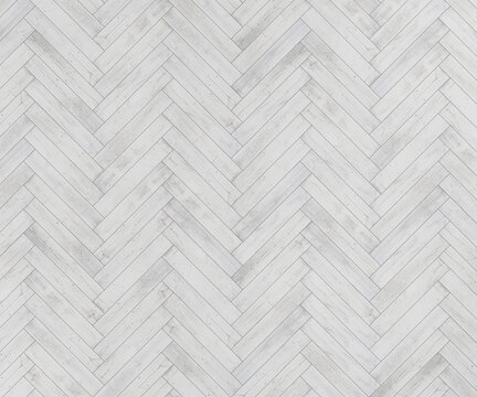 White Oak Pranks Herringbone Floor