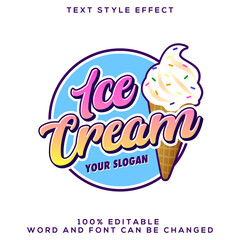 Ice Cream logo template