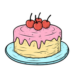 cake with cherry