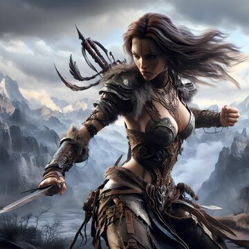 Female Barbarian Warrior