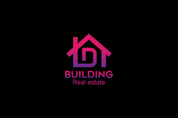 Luxury Building, home, real estate, logo template with unique concept