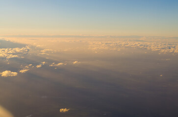 Aerial View of the Sky on Flight from Berlin to Rzeszów