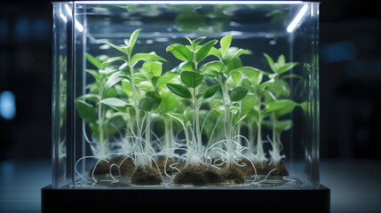 Reproduction of the plant by tissue culture. - Totipotency - Plant biotechnology - Biology - obrazy, fototapety, plakaty