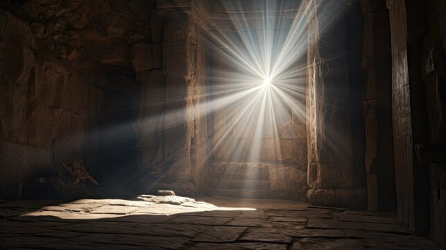 Light From Within The Tomb Of Jesus