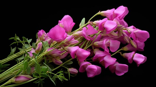 Lathyrus sativus, also known as grass pea, chickling vetch, Indian pea, is a legume (family Fabaceae) commonly grown for human consumption and livestock feed in Asia and East Africa.