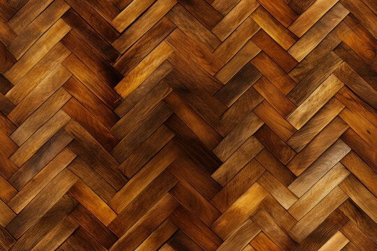 texture de parquet en bois en forme de chevron, motif répétable sans couture © sebastien jouve