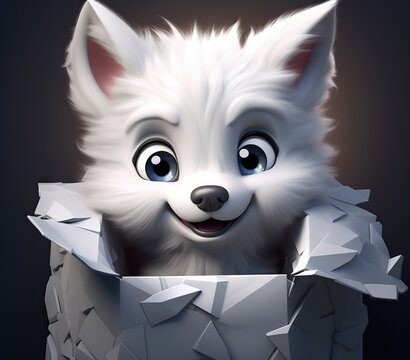 tark animations for ipad 3d a little white cute baby