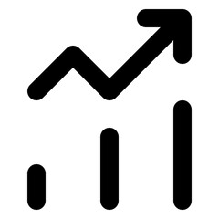 Statistic Up Icon