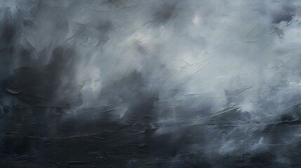 Close up of a Paint Texture in anthracite Colors. Artistic Background of Brushstrokes