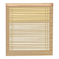 bamboo mat isolated on white