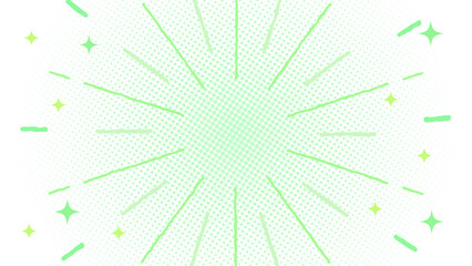 Obraz premium 手書き風の線が回転する背景 水玉背景 線は単色