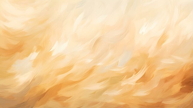 Close up of a Paint Texture in beige Colors. Artistic Background of Brushstrokes