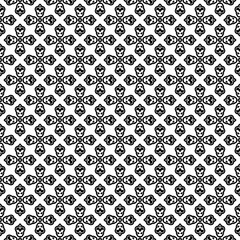 Black seamless abstract pattern. Overlay for background and backdrop. Ornamental design. PNG graphic illustration with transparent background.