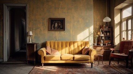 recrate, livingroom, wabi-sabi style, bright interior, curve desing langue, hotel mood, phototgraphy, Sony A7r IV, clean sharp focus