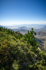 Fototapeta na wymiar Scenic views of Santa Rosa mountains near Toro Peak in Southern California.