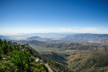 Scenic views of Santa Rosa mountains near Toro Peak in Southern California.