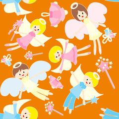 Christmas Angels kids pattern